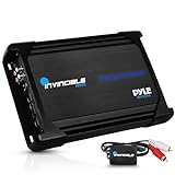 Pyle 9” Class AB Mosfet Amplifier - Invincible Series Monoblock Amp, 1 Channel 2000 Watts Max, Mosfet PWM Power Supply, High-Current Dual Discrete Drive Stages, Advanced Protection Circuitry