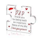 NANOOER Gifts for Dad from Daughter Son Wife,Fathers Day Dad Gifts,Dad Birthday Gift Ideas,Unique Dad Gifts,Acrylic Block 3.5x3.5 Inch Desk Decorations