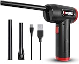 VacLife Compressed Air Duster Rechargeable - Cordless Electric Air Duster, Portable Keyboard Cleaner with Multipurpose Accessories for Computer, Laptop, Camera, Electronics Cleaning (VL719)