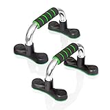 Mazzello Steel Push Up Handles for Floor - Portable Push Up Stands for Strength Training - Lightweight 1.3 lbs - Non-Slip Exercise Equipment for Men and Women - Compact Push up Bars to Take Anywhere