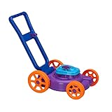 American Plastic Toys Kids’ Nesting Lawn Mower with Pull Starter, Power Shifter, Awesome Motor Noise, Large Rear Wheels, Fun Yard Role Play Experience, for Ages 3+