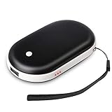 Electric Hand Warmer Rechargeable/ 5200 mAh Portable_Charger （Black）