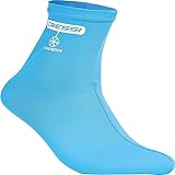 Cressi Elastic Water Socks, Aquamarine, S/M