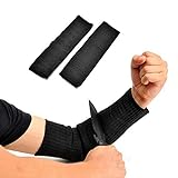 1 Pair Arm Protective Sleeves,Sleeves Cut Resistant Heat Resistant Sleeve,Anti Abrasion Safety Armband for Garden Kitchen Work