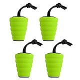 GanFindX 4 Pack Light Green Kayak Scupper Plug Kit, Fits 1.4-1.8' scuppers, High Elasticity Fits Most Drain Holes & EVA Meterial