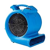 Mounto 2-Speed 1/2hp 2200cfm Roto-Moled Plastic Air Mover Floor Carpet Dryers for Cooling, Drying, Air Circulation