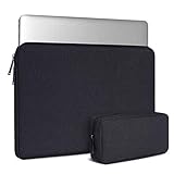 13 13.6 Inch Laptop Sleeve Case for Lenovo Chromebook Flex 5 13'/ Yoga 730/ Thinkpad L13, Asus Zenbook 13, Acer Spin 5 13.3, Samsung Galaxy Book 13.3 with Small Case, Black