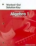 Worked-Out Solution Key Algebra 1