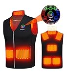 DOACE Upgraded Heated Vest for Men and Women, Smart Electric Heating Vest Rechargeable, Warming heated Jacket, Battery Not Included