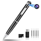Hidden Spy Camera Pen 1080p with 32GB SD Card,Hidden Security Cam with Wide Angle Lens,Suitable for Daily Life,Classroom Study and Meeting Rooms