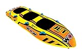 WOW Sports Jet Boat 1 2 or 3 Person Inflatable Towable Cockpit Tube for Boating, 17-1030