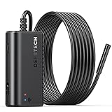 DEPSTECH Wireless Endoscope, IP67 Waterproof WiFi Borescope Inspection 2.0 Megapixels HD Snake Camera for Android and iOS Smartphone, iPhone, iPad, Samsung -Black(11.5FT)