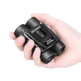 BRIGENIUS 8x21 Small Binoculars, Compact Binoculars for Adults Kids Bird Watching, Mini Pocket Lightweight Binoculars for Opera Concert Theater