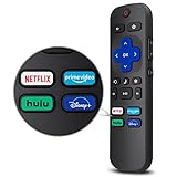 LOUTOC Replacement Remote Control Only for Roku TV, Compatible for TCL/Hisense Roku/Onn Roku/Sharp Roku/Element Roku/Westinghouse Roku/Philips Roku Series Smart TVs (Not for Roku Stick and Box)