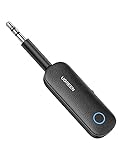 UGREEN Bluetooth 5.0 Transmitter and Receiver 2 in 1 Wireless 3.5mm Aux Audio Adapter, Dual Devices Simultaneously, Compatible with TV Car Home Stereo System Headphones