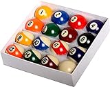EASTEAGLESPORTS Pool Balls Mini Pool Balls Set,1-1/2 Inch Billiard Balls Set Not Regulation Size, Complete 16 Ball Set…