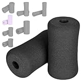 OTFAITP Sponge Foam Foot Pad Roller Pair, Used for Replacing Gym Exercise Equipment, Suitable for 1-inch Rod (Foam 5.12' X 2.76' Od X 0.87' Id)
