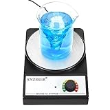 ANZESER Magnetic Stirrer Magnetic Stir Plate 3000RPM Lab Stirrers with Stir Bar Max Stirring Capacity 3000mL Magnetic Mixer (No Heating)