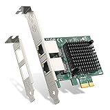 1G Gigabit Ethernet Converged Network Card, Dual RJ45 Port Server Network Card with Intel 82571 Chipset Ethernet Adapter Low Profile LAN NIC Card for Support PXE for Windows/Windows Server/Linux