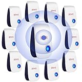 Ultrasonic Pest Repeller Repellent for Pest Control Electronic Insect Repellent Mosquito Repeller Indoors Pest Control Bug Plug in for Mosquito, Roaches, Mice, Spider, Ant, Pet-Friendly,10 Pack