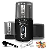 Electric Pill Crusher,RAUGEE Cordless Electric Pill Grinder Extremely Fine Powder for Small and Large Medication and Vitamin Tablets Grind Pulverizer Multiple Pills Cutter with Removable Metal Cup