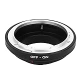 Archuu Manual Focus Lens Mount Adapter Ring,Aluminium Alloy FD-NX Camera Converter for CanonFD Mount Lens to for SamsungNX NX10,NX5,NX100,NX11,NX200,NX20,NX1000,NX300 Camera