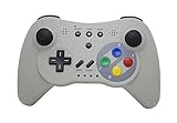 NEXiLUX Wireless Classic Pro Controller Gamepad Compatible with Nintendo Wii U, Gray