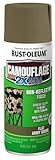 Rust-Oleum 279176 Camouflage 2X Ultra Cover Spray Paint, 12 oz, Army Green