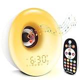 JINHODY Sunrise Alarm Clock with Light, Bluetooth Speaker, Nature Sounds - For Kids, Heavy Sleepers
