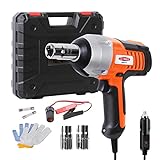Electric Impact Wrench 12V Impact Wrench, 1/2” Car Impact Wrench Corded Power Impact Wrench Kit with Sockets and Carry Case Dobetter-DBIW12
