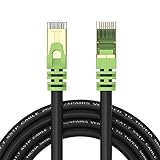 Outdoor Cat 7 Ethernet Cable 50ft, 26AWG Heavy-Duty Cat7 Networking Cord Patch Cable RJ45 Transmission Speed 10GbpsTransmission Bandwidth 600Mhz LAN Wire Cable SFTP Waterproof Direct Burial (50FT)…