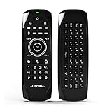 AuviPal G9 Pro+ Backlit 2.4GHz Wireless Air Mouse Remote with Google Voice Assistant, QWERTY Keyboard, 4 Programmable Keys and Build-in Rechargeable Battery for Nvidia Shield, Android TV Box and More