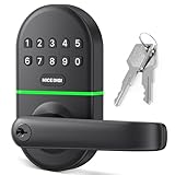 Smart Keypad Door Lock with Handle: Keyless Entry Door Lock for Front Door - Electronic Digital Door Lock- Code Door Lock - Easy Installation
