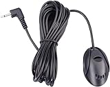 FingerLakes Mic 2.5mm External Microphone Assembly for Car Vehicle Head Unit Bluetooth Enabled Audio Stereo Radio Receiver GPS DVD with 3m Cable Plug and Play FL202