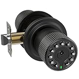 iulock Keypad & Key Smart Door Lock, 50 User Codes, Waterproof, Auto Lock - Matte Black