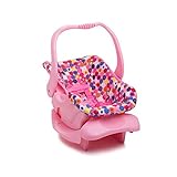 Joovy Toy Car Seat, Doll Accessory, Doll Furniture, Pink Dot