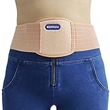 HEERTEEAJ Umbilical Hernia Belt | Abdominal Hernia Belt for Men & Women | Belly Button Umbilical Hernia Binder w/ 1 Hernia Compression Pads | Ventral, Epigastric & Post Surgery Support Belts