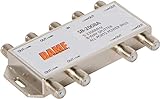 BAMF 8 Way Coaxial Cable Splitter, Bi-Directional Coax MoCA 5-2300MHz, RG6 Compatible, Nickel Plated Cable Splitter Internet and TV Splitter, Satellite, Amplifier, Antenna, Analog/Digital Connections