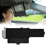 EcoNour Car Sun Visor Extender | One Pull Down Sunshade and One Side Shade Sun Block Piece for Protection from Sun Glare, UV Rays, Snow Blindness | Universal Fit Visor Extender for Most Cars