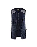 Blaklader US Utility Vest with Mesh for Carpentry Construction (Navy, XXL)