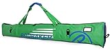 BRUBAKER Padded Ski Bag Skibag Carver Champion - Limited Edition - 170 cm / 66 7/8' Green Blue