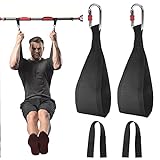 DASKING Fitness Ab Straps, 1 Pair Gym Hanging Sling Straps with Quick Locks for Pull Up Abdominal Training Workout Equipment