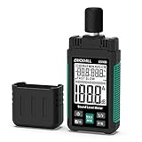 Decibel Meter, ERICKHILL ES100 Sound Level Meter 30-130dBA Portable SPL Meter with Large Backlight Display, Noise Meter with Fast/Slow MAX/MIN Data Hold for Home, Noisy Neighbor, Factory, Office