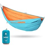 Easthills Outdoors Snuggler Hammock Underquilt - Full-Length underquilt for Hammock, 4-Season Warmth for Camping, Backpacking, Hiking Orange/Blue