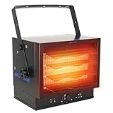 BILT HARD 5000W Electric Garage Heater, 240V Hardwired Fan-Forced Ceiling Mount Shop Heater with Build-in Thermostat, Industrial Heater for Garage and Workshop (Power Cord not Included)