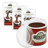 Fill 'n Brew Individual Disposable Coffee Pods for use with Keurig K-Cup Coffee Makers: 72 fillable coffee pods, filters & lids