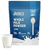 Judee's Pure Whole Milk Powder - 100% Non-GMO, rBST Hormone-Free, Gluten-Free and Nut-Free - Pantry Staple, Baking Ready, Great for Travel, Easy to Store and Shelf Stable - Made in USA - 11oz