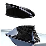 Ajxn Shark Fin Antenna Car Antenna Decorative Top Mounted Dummy Roof Aerial for Car Trunk SUV Black