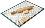 Tempered Glass Baking Board/Cutting Board with Measurements Of 26' x 18' Inch, Non-Stick Dough Rolling Board ( Board size 28.5' X 20.5' )