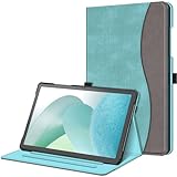 Fintie Case for Samsung Galaxy Tab A9 Plus/A9+ 5G 11 Inch 2023 Model (SM-X210/X216/X218), Multi-Angle Viewing Smart Stand Back Cover with Pocket Auto Wake/Sleep, Turquoise